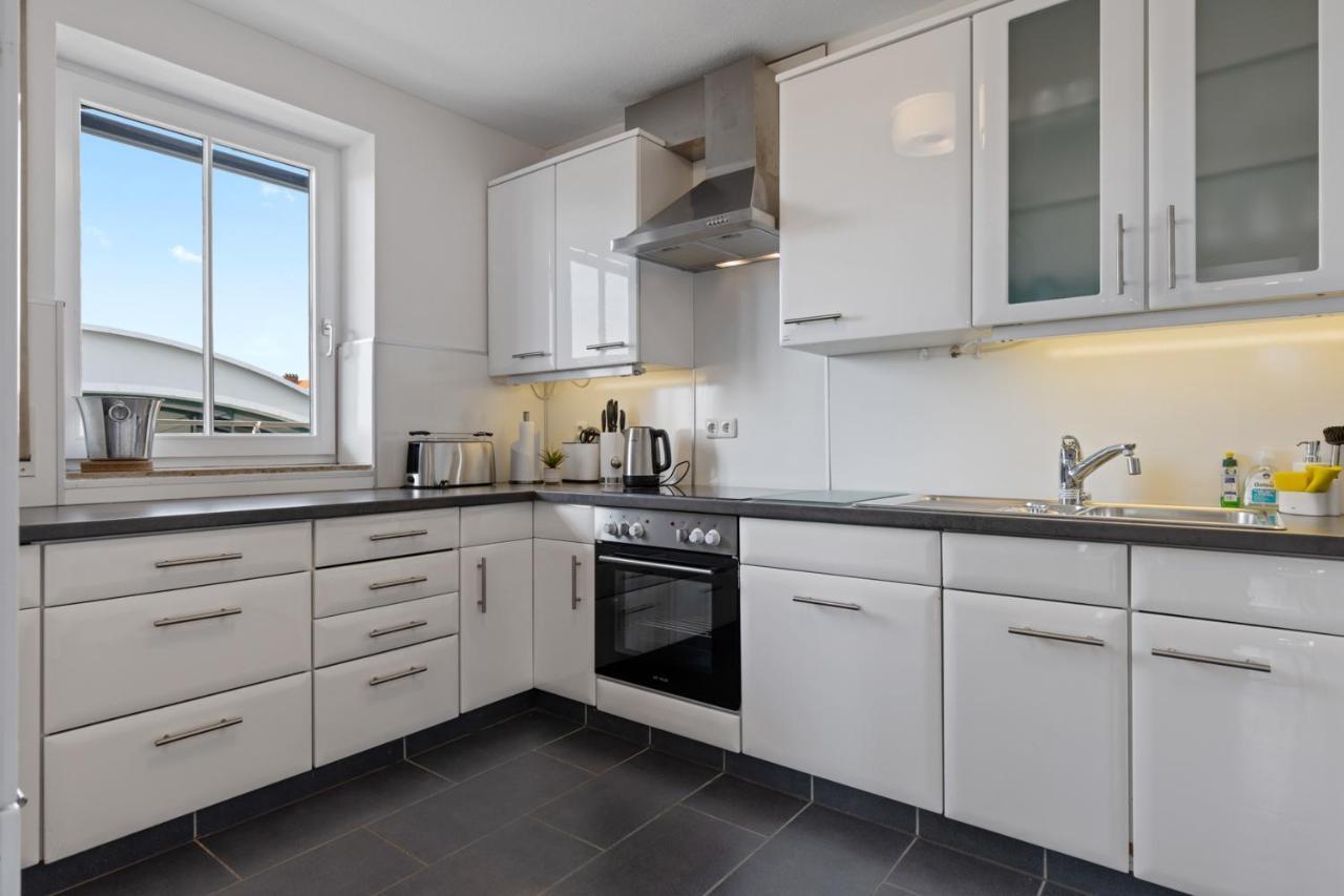 Arbio I Premium Penthouse Apartment اوغسبورغ المظهر الخارجي الصورة